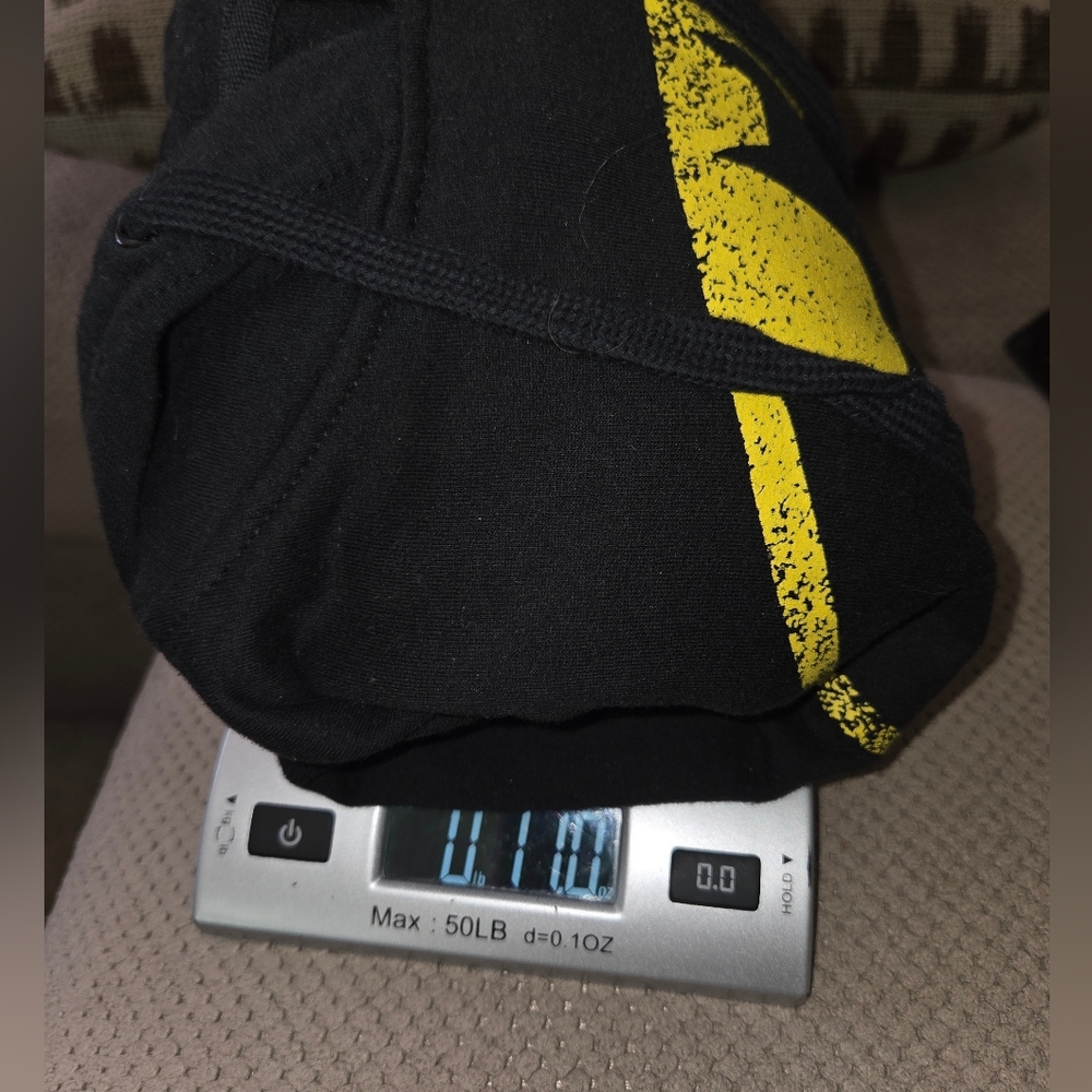 Batman DC superhero adult small black hoodie sweatshirt Preowned - Picture 8 of 8